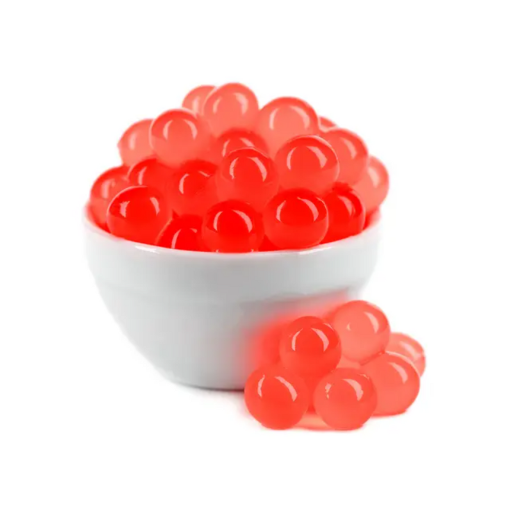 Strawberry Popping Boba 3.2 kg — Bubble Tea Supply Pakistan